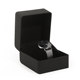 High-end watch box gift box black matte PU leather high-end watch box storage box single customized logo packaging box