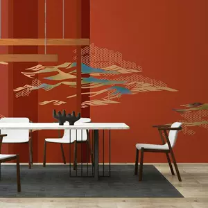 背景墙壁纸喜庆 新人首单立减十元 22年9月 淘宝海外