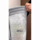 Sports and casual short skirt for women with large size fat m pear type high waist pack hip A-line gray skirt with small drawstring