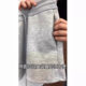 Sports and casual short skirt for women with large size fat m pear type high waist pack hip A-line gray skirt with small drawstring