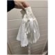 Niche design pure and lustful cake skirt for women with large size summer high waist lace splicing lace sweet pleated
