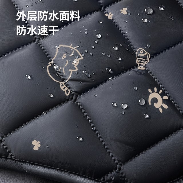 Suzuki UY/UU125 scooter windshield quilt winter plus velvet thickening large electric windshield waterproof and windproof