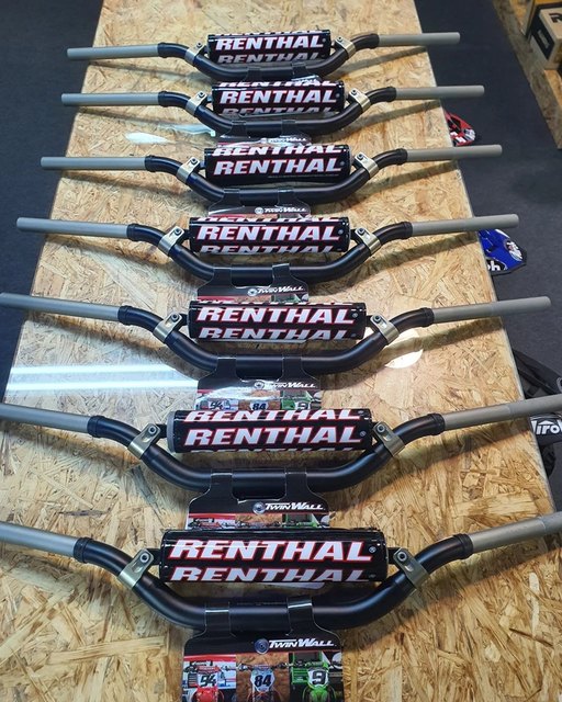 
UK original imported Renthal double-layer variable diameter handlebar off-road motorcycle handlebar high strength R handlebar Twinwall