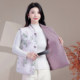 Mom's autumn and winter lightweight new Chinese style cotton vest for middle-aged and elderly women, reversible Chinese style warm cotton vest and waistcoat
