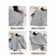 Gray trousers women's large size skirt A-line skirt summer yoga skirt sports waist skirt short skirt hip-pack skirt
