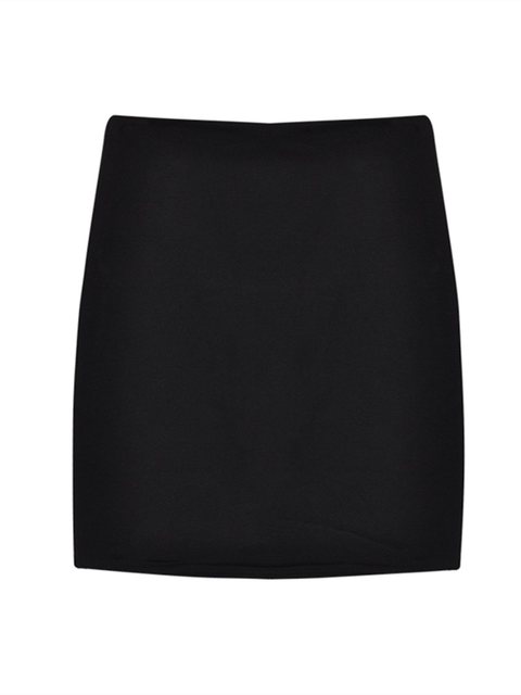 Large-size sexy high-waisted skirt with slim fit and tight slim and short one-step hip elastic base skirt for women