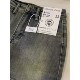 Retro denim short skirt small summer 2025 new high-waisted large size loose anti-balanced versatile trousers skirt

