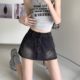 Large size old retro washing hot girl denim skirt women summer slim A-line hip-pack mini skirt skirt pants
