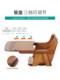 Baby dining chair, children's dining table chair, portable multi-functional foldable seat, solid wood dining chair, baby home