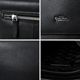 Goldlion Men's Leather Goods First-layer Cowhide Black Lychee Pattern Soft Fashion Business Casual Shoulder Bag Japanese Word Bag Men