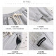 White sweatpants for women in spring and autumn thin loose ties ins trendy small radish casual pants