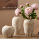 Vase ornaments, ceramics, new Chinese style wabi-sabi style, high-end living room, home entrance, B&B model room, Zen decoration