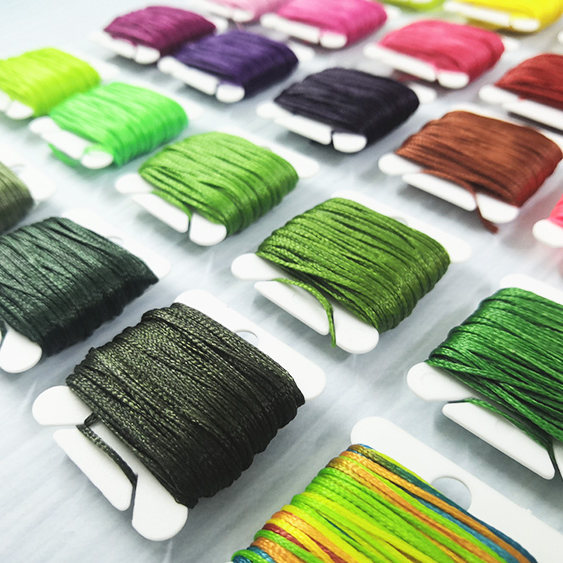 1.0mm South American flat wax thread braided wire hand sewing wax thread Macrame handmade DIY wire loose wire 10 meters pack