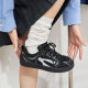 Masuism 2025 new ins trendy casual flat shoes for women's summer versatile sports white shoes and moral training shoes
