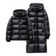 High -luxury black gold down jacket men and women 2024 new winter white duck down thickened heat storage cold winter warm jacket 3
