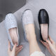Leather hole shoes for women new summer mother shoes hollow sandals loafers wedge sandals casual shoes sports shoes