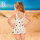 BE Van Dian Meow Star Series Children's Skirts Swimsuit Girls Fashion and cute sunscreen new
