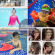 BE van der An children's goggles high definition anti-fog waterproof large frame swimming diving glasses boys and girls swimming goggles