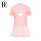 BE van der An children's split skirt swimsuit fashionable professional sun protection cute anti-chlorine breathable girls new style