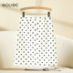 Gray skirt for women 2025 new summer tall slit polka dot short skirt high waist A-line skirt hip-covered mid-skirt