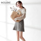 Woolen skirt for women in autumn and winter 2024 new high-waist irregular fish tail skirt ruffled hip A-line skirt short skirt