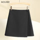 Suit short skirt for women in spring and summer 2025 new high-waisted a-line skirt, small slim beige skirt short