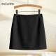 Off-white hip skirt spring and summer suit short skirt for women 2025 new small person high waist slim A-line skirt