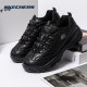 
Skechers official flagship store women's shoes casual shoes black panda shoes retro sports shoes new leather dad shoes