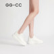 GGCC Autumn New Fashion White Shoes Women's Thick-soled Increased Versatile Sports Low-top Casual Shoes Women's Ins Trend