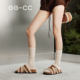 GGCC Louis Warm Tea 2025 Autumn New Thick-soled Birken Half Slippers Women's Fur Drag