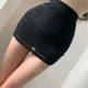 ZZ bone ZZ autumn new European and American style street casual temperament versatile mesh folds thin waist skirt