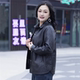 2025 Spring and Autumn Lapel Leather Jacket Mother's Clothes Age-Reducing Leather Jacket Western Style PU Leather Large Size Jacket Wear 220Jin [Jin equals 0.5kg]