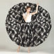 Printed chiffon large hem skirt long skirt for women 2025 summer new high-waist slimming A-line elastic waist skirt

