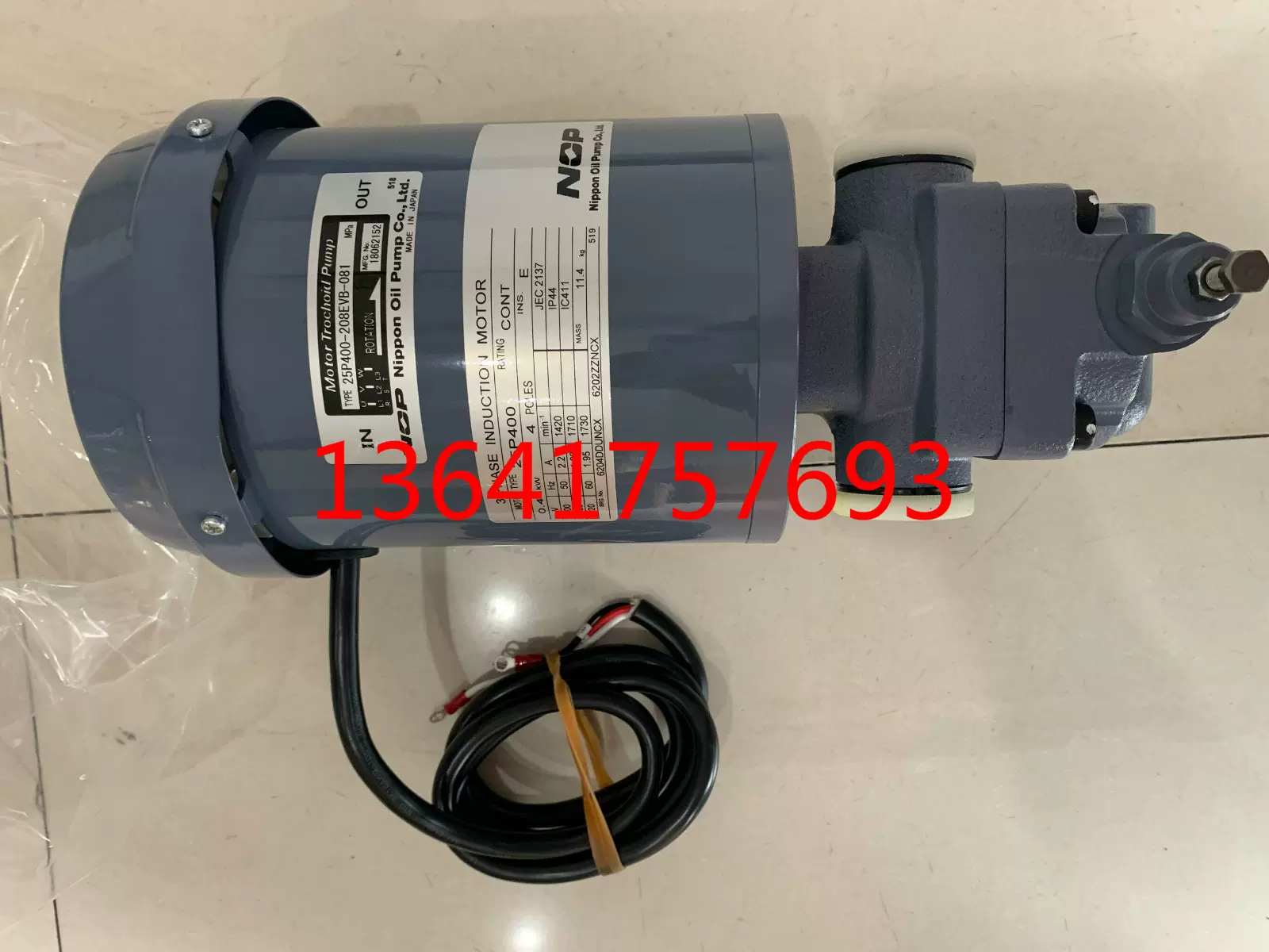 25P400C-208EVB 日本NOP油泵FELQ-8T 0.4KW Nidec电机马达-Taobao