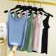 Modal camisole women's summer thin solid color sleeveless bottoming shirt, slim and versatile, simple inner U-neck top