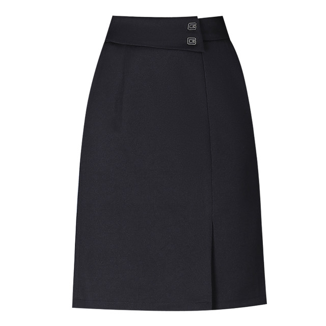 A-line suit skirt for women in spring and autumn 2025 new high-waisted hip skirt mid-length slim one-step skirt professional mid-skirt