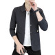 Men's jacket autumn new trendy fashion sweater business slim colors pure color jacket casual knitted cardigan
