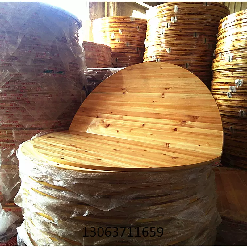 折叠圆桌面实木圆桌10人12人18人人大圆桌酒店家用