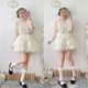 Labeau-Tao Lisi-Homemade Japanese Girls Sensing Puff Puff high-waisted A-line skirt Skill skirt