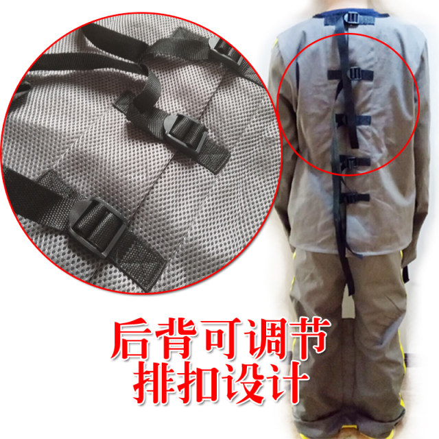 Yu Qilin mental agitation patient constraints clothes bundled restraint special constraint clothes jackets and trousers split canvas
