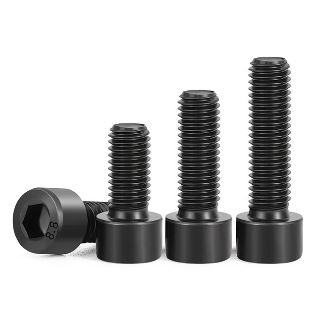 8.8 grade hexagon screws black cup head screws national standard hexagon bolt box 6M8M10M12M14M16
