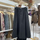 2024 autumn and winter new retro woolen skirt versatile temperament, vertical sense umbrella skirt, small, long A -line skirt