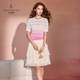ANOTHER ONE French retro mesh skirt for women new high-waisted slim A-line skirt fluffy cake skirt