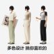 Banana 5-Series Women's Hemp Trousers Straight-Level Trousers Tapered Pants Loose Casual Pants Trousers White Pants Women's Spring and Summer