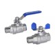 304 stainless steel inner and outer wire two-piece ball valve two-piece inner and outer wire thread full diameter ball valve/ball valve 4 minutes 1 inch