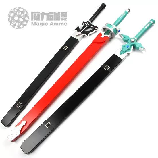 刀剑神域武器桐人黑剑阐释者白剑逐暗者cos动漫金属道具未开刃 刀剑神域武器桐人黑剑阐释者白剑逐暗者cos动漫金属道具未开刃