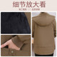 Plus size fat mother autumn and winter velvet cotton jacket middle-aged and elderly women plus fat hooded loose jacket warm thick coat windbreaker