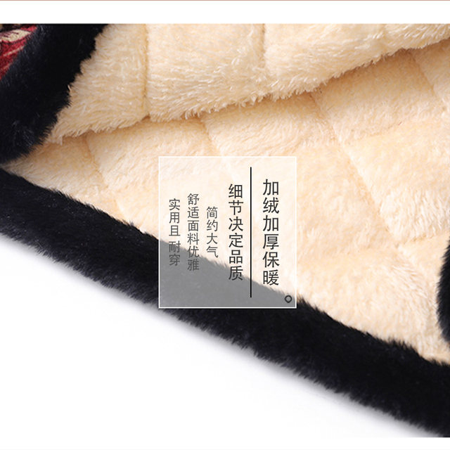 Fat Mother's large -size women's cotton jacket Middle -aged and elderly grandmother plus a wide cotton jacket jacket Old lady plus velvet cotton jacket
