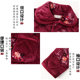 Old lady's winter suit, middle-aged and elderly thickened coral velvet home clothes, grandma's warm pajamas, mother's cotton coat