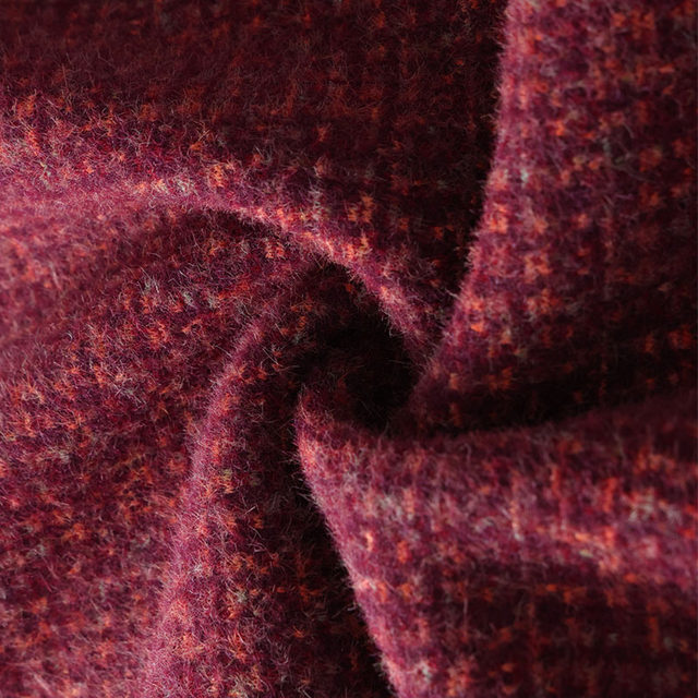 Fat mom plus size autumn and winter clothing plus velvet coat grandma plus fat loose thick top middle-aged and elderly woolen clothes for women